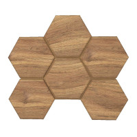 Мозаика SI02 Hexagon 25x28,5x10 непол. Eucalyptus

