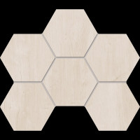 Мозаика SF01 Hexagon 25x28,5 непол.
