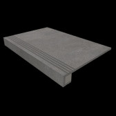 Комплект (TE03 (33x120) непол. (прямоугол. бортик) с насечками + Подступенок (14,5x120))