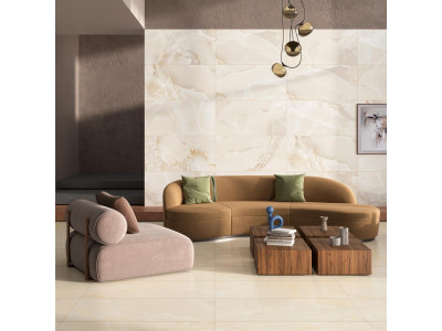 КЕРАМОГРАНИТ LUCENT WHITE БЕЖЕВЫЙ LOW REFLECTION MATT CARVING 60x120