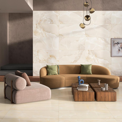 КЕРАМОГРАНИТ LUCENT WHITE БЕЖЕВЫЙ LOW REFLECTION MATT CARVING 60x120