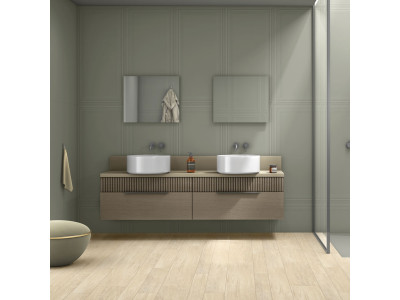КЕРАМОГРАНИТ TEMPERANCE ELEGANCE WHITE БЕЛЫЙ BOISERIE FULLBODY RELIEF MATT 60x120