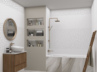 PLAIN SATIN WHITE  30*90
