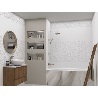 PLAIN SATIN WHITE  30*90
