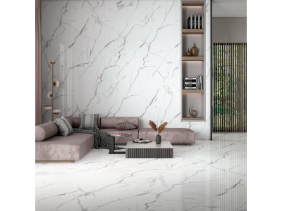 КЕРАМОГРАНИТ URBAN MARBLE БЕЛЫЙ GLOSSY 60x120