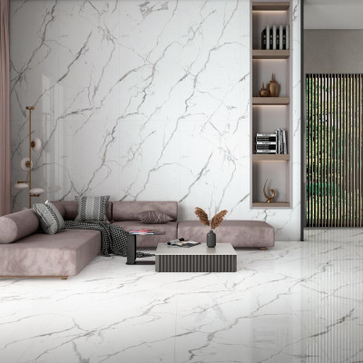 КЕРАМОГРАНИТ URBAN MARBLE БЕЛЫЙ GLOSSY 60x120