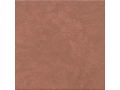 Хадду красный матовый декорированный 40,2x40,2x0,8