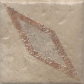 Спартель 2 бежевый матовый 9,8x9,8x0,7