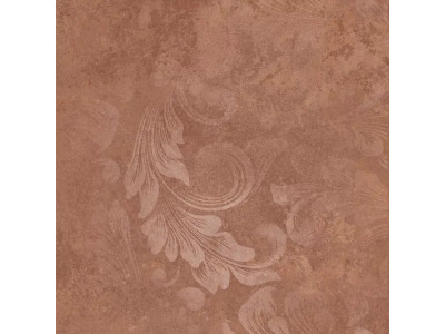 Хадду красный матовый декорированный 40,2x40,2x0,8