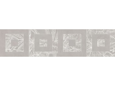 Бордюр Таделакт серый матовый обрезной 60x14,5x0,9