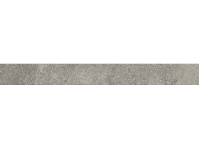 Плинтус Портленд серый матовый обрезной 80x9,5x0,9