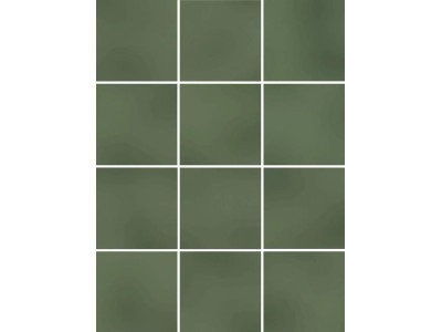 Бахия зелёный глянцевый 29,8х39,8 из 12 частей 9,8x9,8x0,7