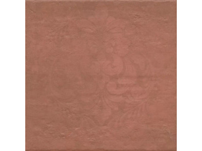 Хадду красный матовый декорированный 40,2x40,2x0,8