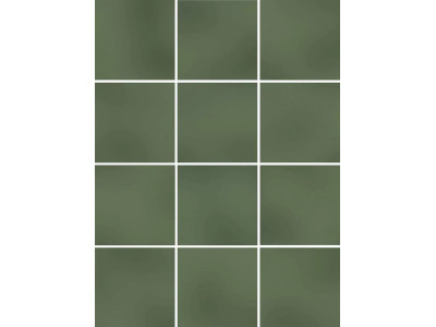 Бахия зелёный глянцевый 29,8х39,8 из 12 частей 9,8x9,8x0,7