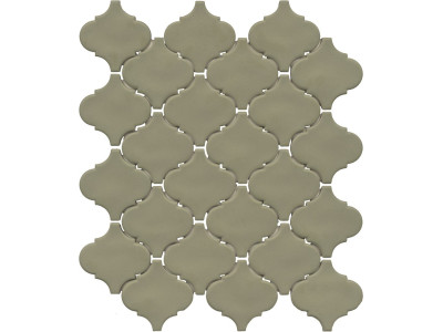 Арабески Марокко зелёный матовый 26x30x0,7