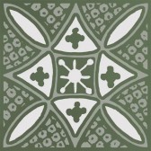 Бахия 2 зелёный глянцевый 9,8x9,8x0,7
