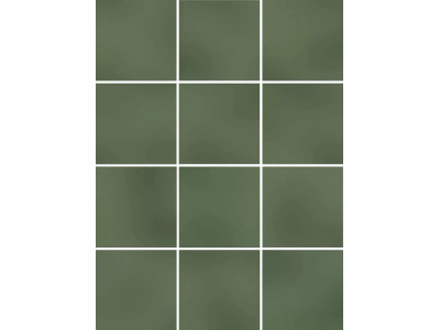 Бахия зелёный глянцевый 29,8х39,8 из 12 частей 9,8x9,8x0,7