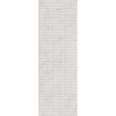 Тубкаль белый глянцевый структура обрезной 30x89,5x1,05