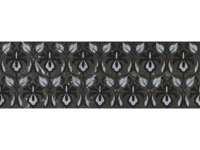 Декор Тубкаль чёрный глянцевый обрезной 30x89,5x0,9