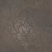 Хадду коричневый матовый декорированный 40,2x40,2x0,8