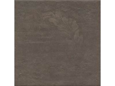 Хадду коричневый матовый декорированный 40,2x40,2x0,8