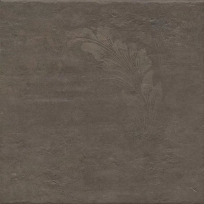 Хадду коричневый матовый декорированный 40,2x40,2x0,8