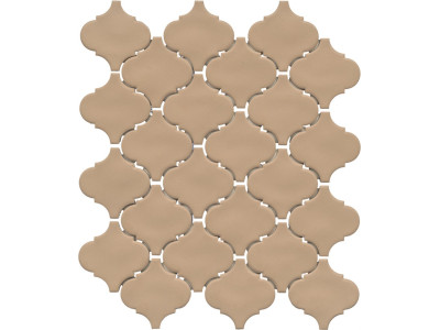 Арабески Марокко бежевый матовый 26x30x0,7