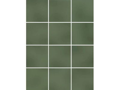 Бахия зелёный глянцевый 29,8х39,8 из 12 частей 9,8x9,8x0,7