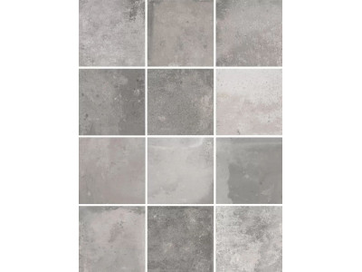 Спартель серый матовый 29,8х39,8 из 12 частей 9,8x9,8x0,7