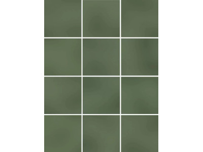 Бахия зелёный глянцевый 29,8х39,8 из 12 частей 9,8x9,8x0,7