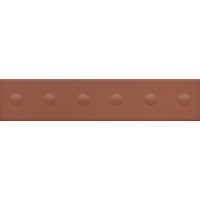 Плитка настенная Медина 1 оранжевый матовый структура 6x28,5x1