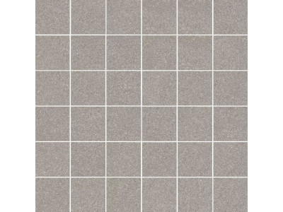 Рабат мозаичный серый матовый обрезной 30x30x0,9