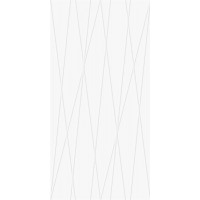 Плитка настенная Танжер 2 белый матовый структура обрезной 60x119,5x0,9