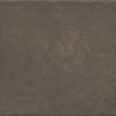 Хадду коричневый матовый декорированный 40,2x40,2x0,8