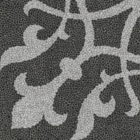 Керамогранит Багатти белый чёрный обрезной 80x80x0.9