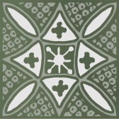 Бахия 2 зелёный глянцевый 9,8x9,8x0,7