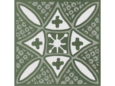 Бахия 2 зелёный глянцевый 9,8x9,8x0,7