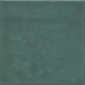 Фес зелёный тёмный глянцевый 15x15x0,77