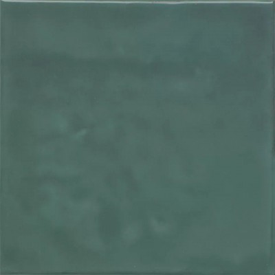 Фес зелёный тёмный глянцевый 15x15x0,77