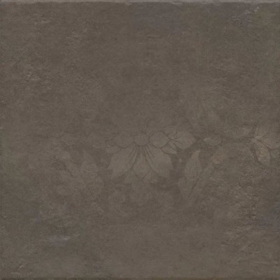 Хадду коричневый матовый декорированный 40,2x40,2x0,8