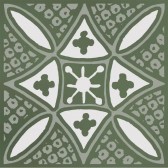 Бахия 2 зелёный глянцевый 9,8x9,8x0,7