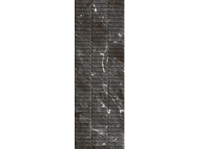 Тубкаль чёрный глянцевый структура обрезной 30x89,5x1,05