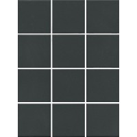Керамогранит Агуста черный натуральный 9,8х9,8 из 12 частей 9,8x9,8x7
