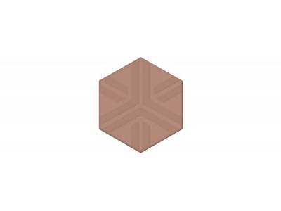 Декор Агуста розовый матовый 6x5,2x0,69