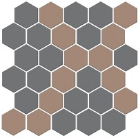 Декор Агуста 6 мозаичный микс матовый 29,7x29,8x0,69