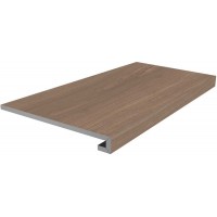 Ступень Альберони коричневый матовый обрезной 33x60x0,9