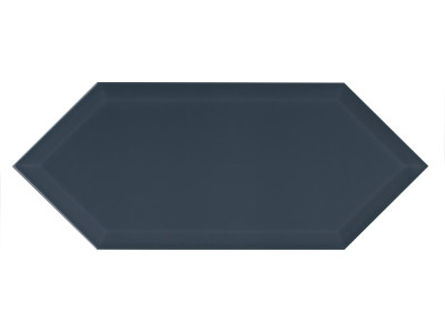Плитка настенная Алмаш грань синий глянцевый 14х34 14x34x9,2
