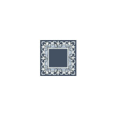 Алмаш синий глянцевый 9,8х9,8 9,8x9,8x6,9