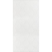Декор Беллони белый матовый структура обрезной 40x80x1