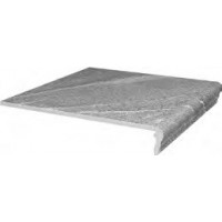 Ступень угловая Бореале серый тёмный 30x30x8